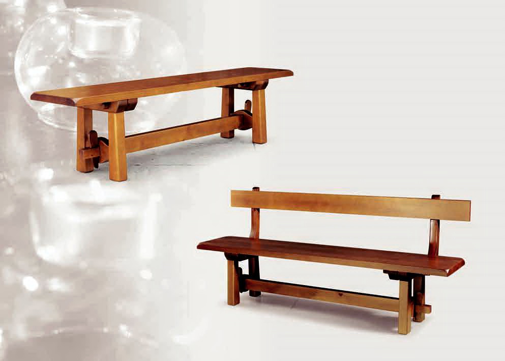 Escaño madera de Pino -149 by Rico Forte en muebles antoñán® León