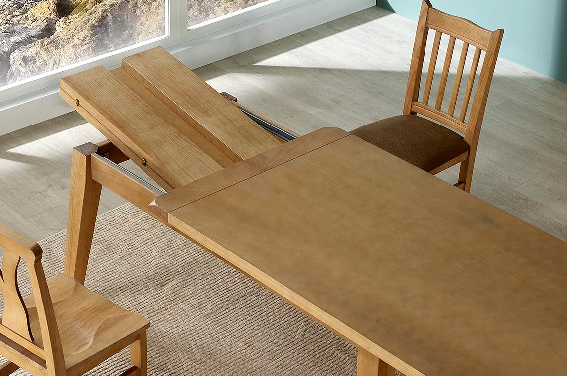 Rico Forte mesas y sillas pino macizo mesa 815.3 de venta en Muebles Antoñán León