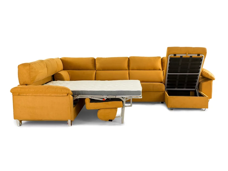 Rinconera con sofá cama sistema APERTURA ITALIANA modelo CARLA RINCON CHAISE 3 en Muebles ANTOÑÁN