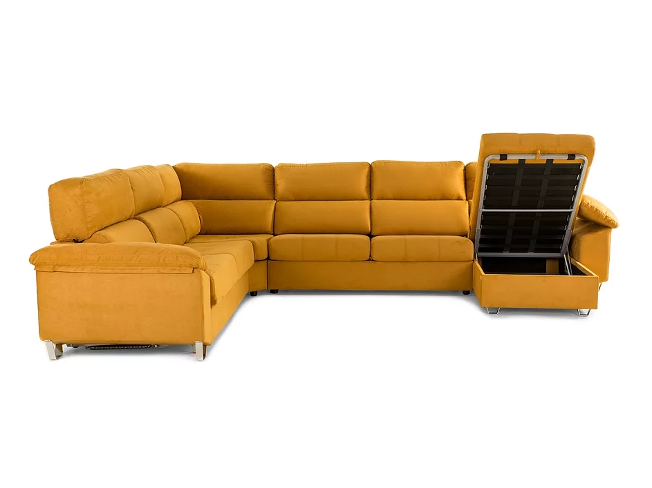 Rinconera con sofá cama sistema APERTURA ITALIANA modelo CARLA RINCON CHAISE 4 en Muebles ANTOÑÁN