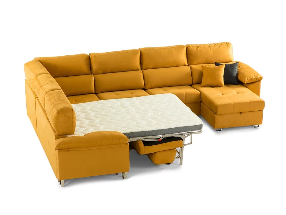 Rinconera con sofá cama sistema APERTURA ITALIANA modelo CARLA RINCON CHAISE 7 en Muebles ANTOÑÁN