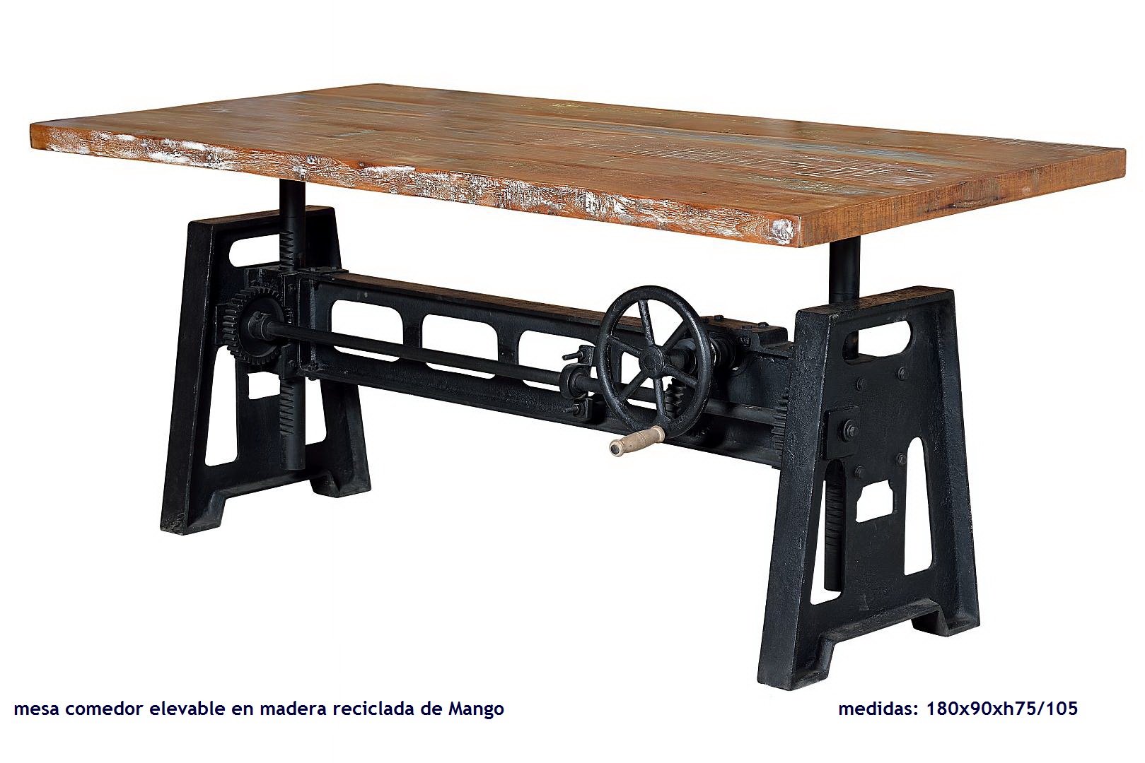 2 Mesa Estilo Industrial 6385.(2) by Giner&Colomer en Muebles ANTOÑÁN León – 2