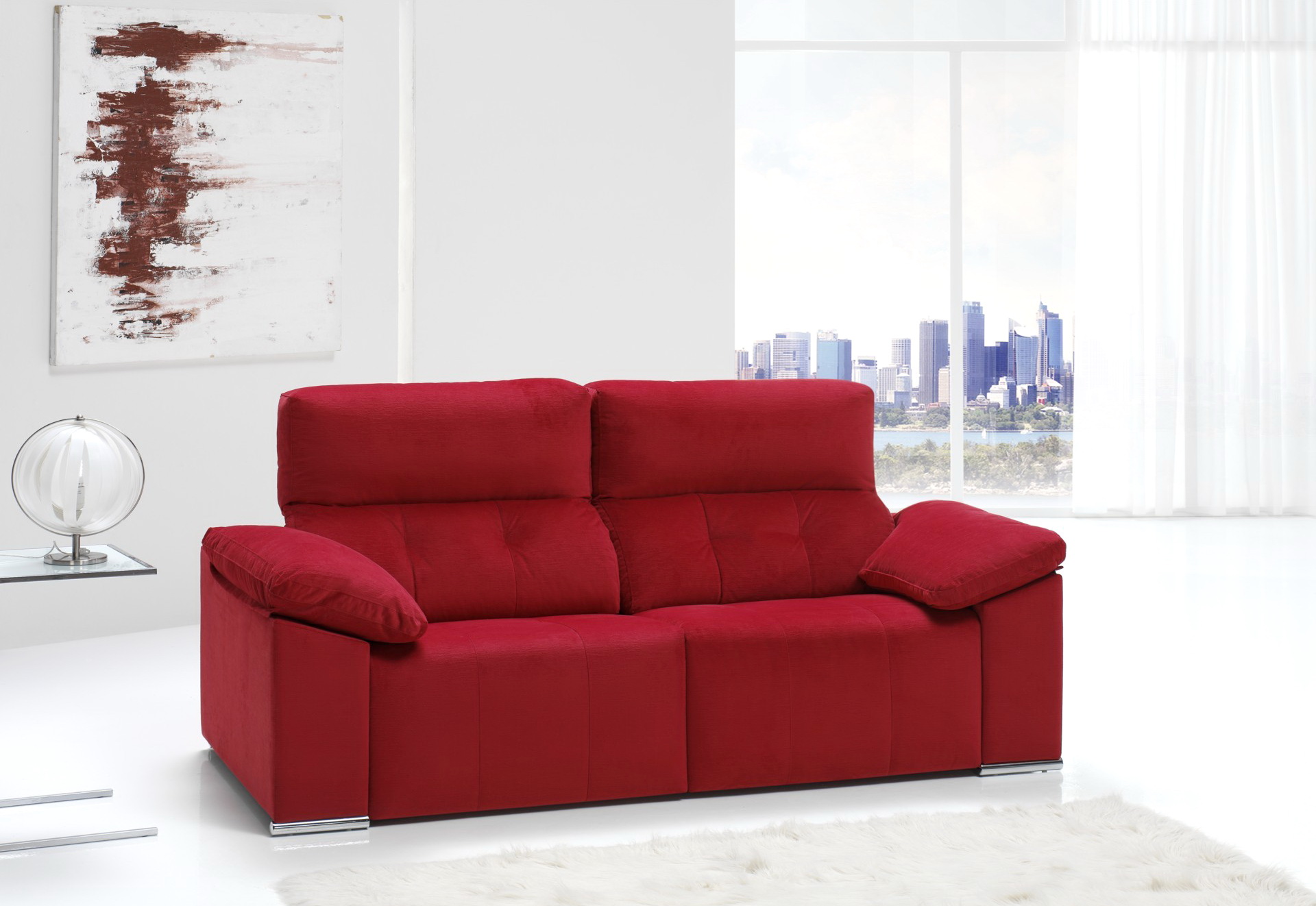 Soriano Martinez Tapizados modelo 594 confort 0071 2plazas relax en muebles antoñán® León
