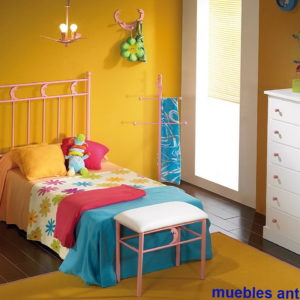 Cama infantil en forja cama metal 38 by Forja Cruz Cuenca en muebles antoñán® León