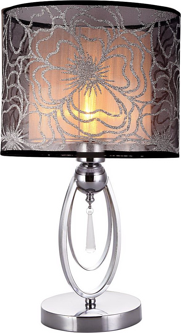 Lámpara mesita AMY cromo flores S-P by Stylo Lighting en muebles antoñán® León