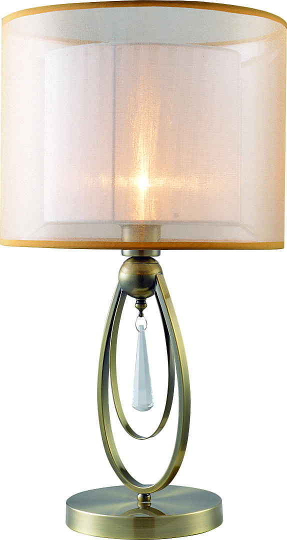Lámpara mesita AMY_2798-S cuero-oro by Stylo Lighting en muebles antoñán® León