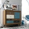 Mueble salón moderno en madera NATURA AUXILIAR VIN AU100 by Ecopin en muebles antoñán® León