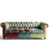 Sofá chester tapizado patchwork 02 en muebles antoñán® León