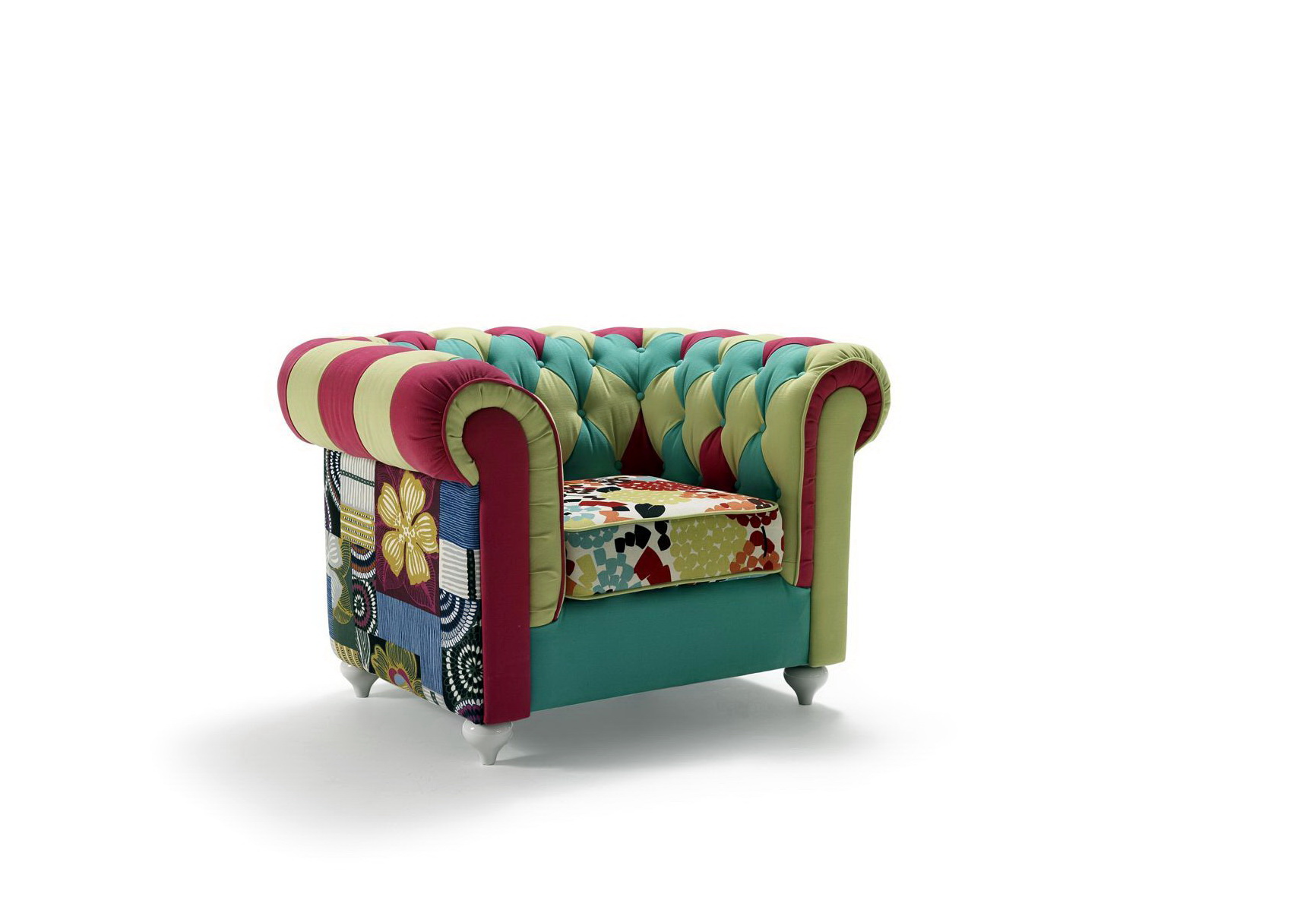 Sofá chester tapizado patchwork 05 en muebles antoñán® León