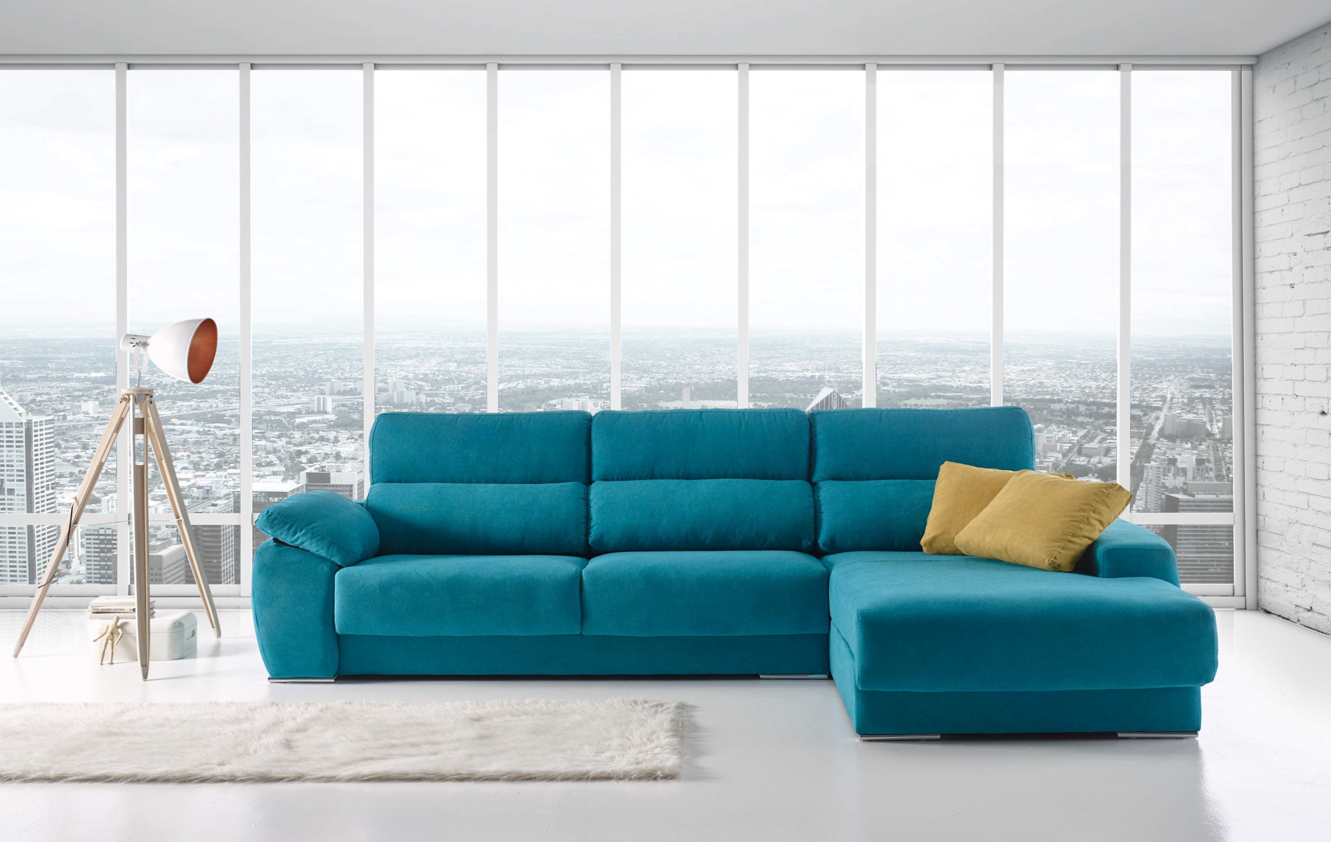FAN sofá modular asientos extraibles by Vizcaíno Tapizados en muebles antoñán® León (4)