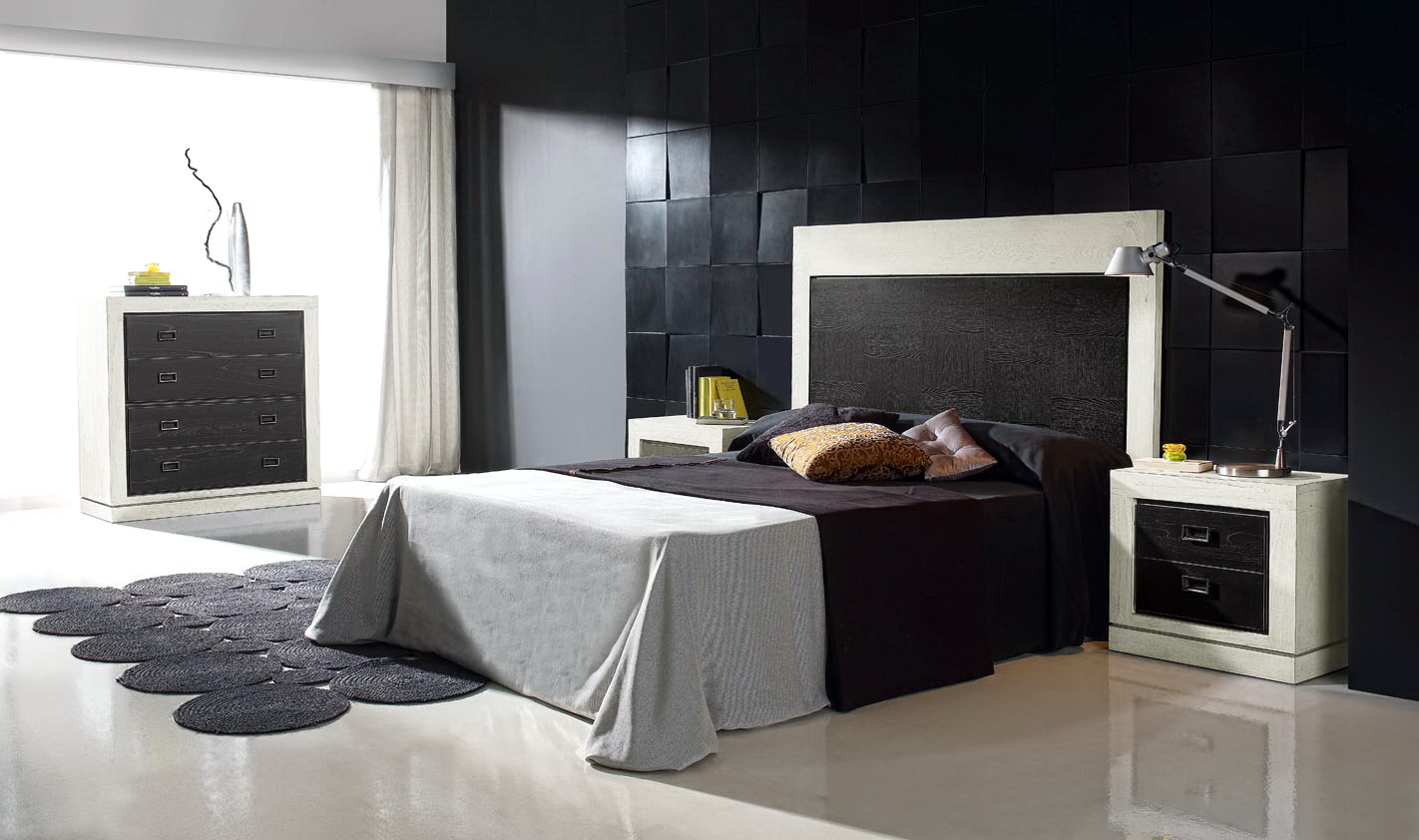 Dormitorio Colonial madera PAG079 EXP41 by Ecopin en muebles antoñán® León