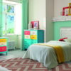 Dormitorio Juvenil madera 09J1 cama pequeña y mesa estudio AMBERES GRUPOSEYS en muebles antoñán® León