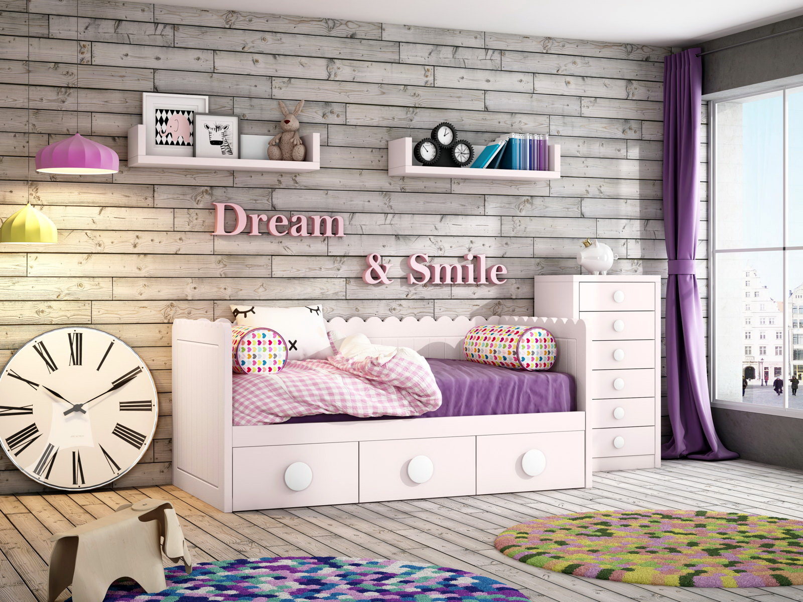 Dormitorio Infantil Y Juvenil P&C KIDS 4A by Piñero y Cabrero en muebles antoñán® León