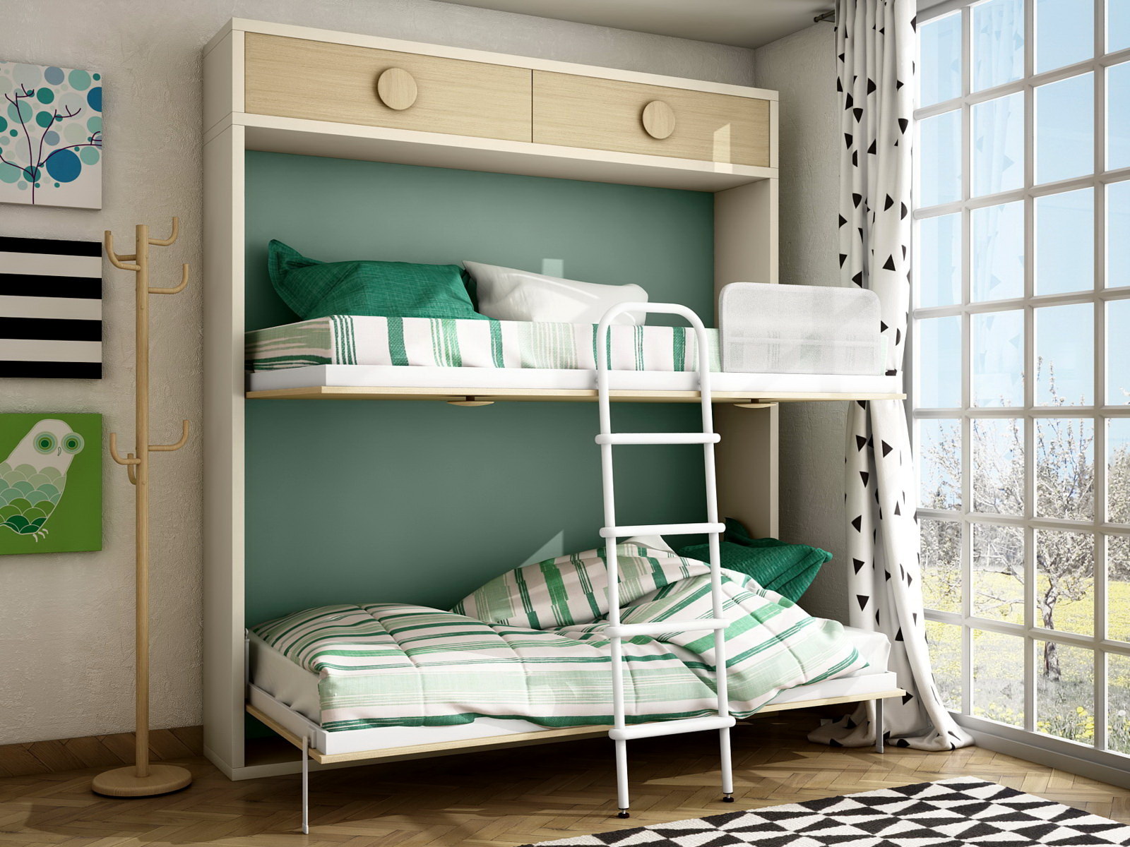 Dormitorio Infantil Y Juvenil P&C KIDS 5A abierta by Piñero y Cabrero en muebles antoñán® León
