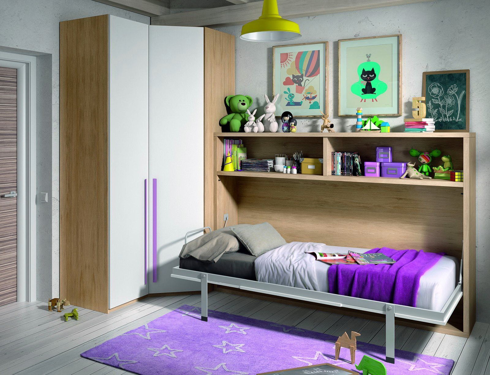 Dormitorio infantil y juvenil DYNAMIC 49 by LAR en muebles antoñán® León