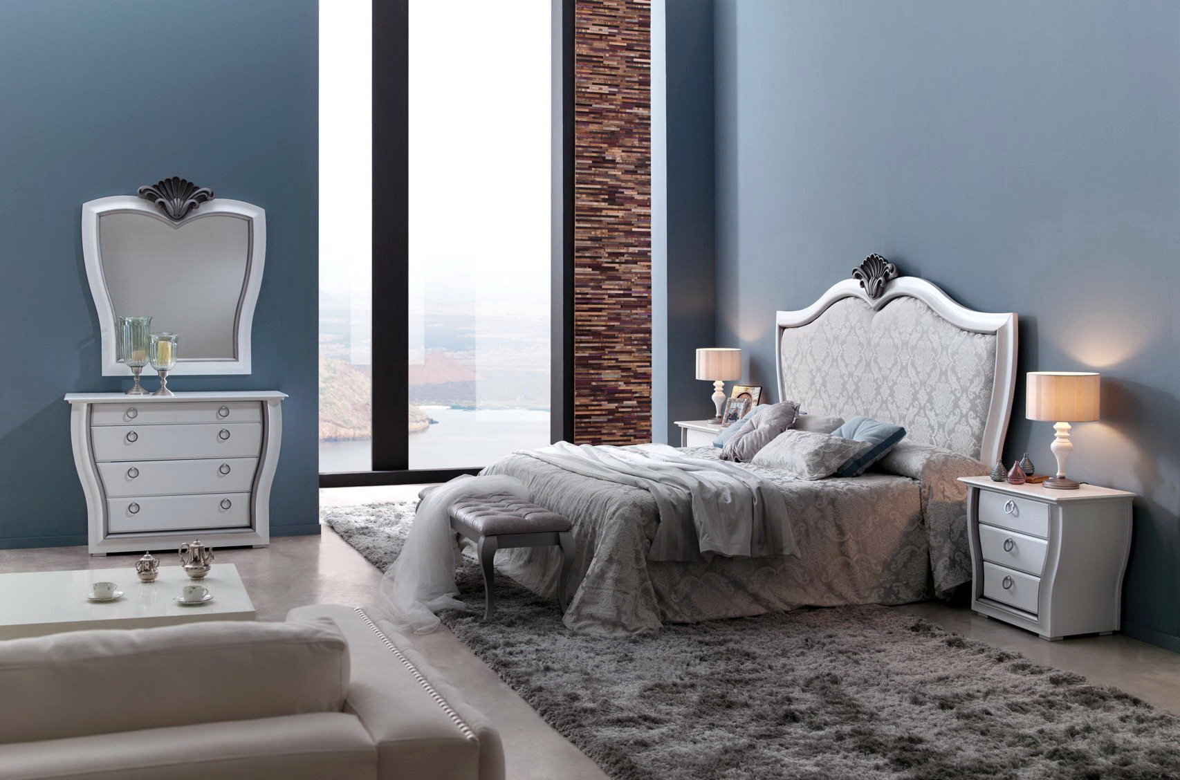 Dormitorio cama tapizada Zache 0006 by Zache Diseño Anzadi Mobiliario en muebles antoñán® León