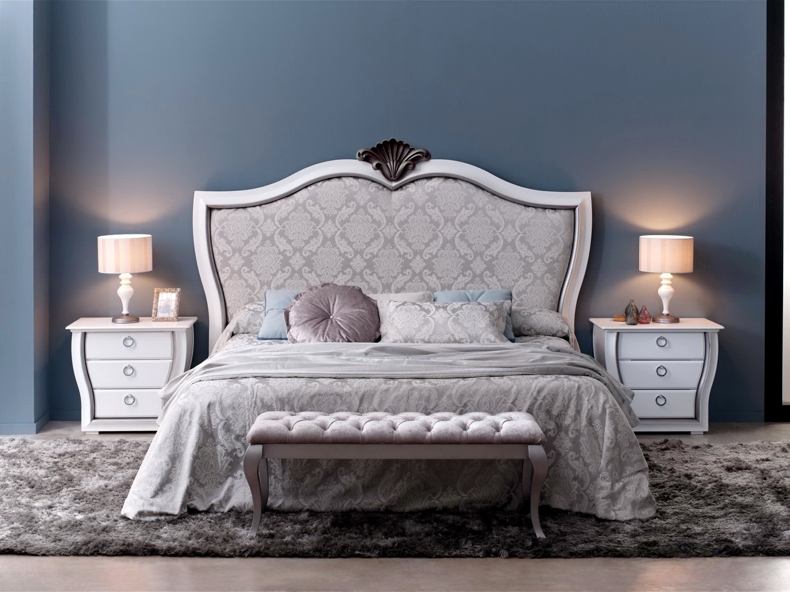 Dormitorio cama tapizada Zache 0016 by Zache Diseño Anzadi Mobiliario en muebles antoñán® León