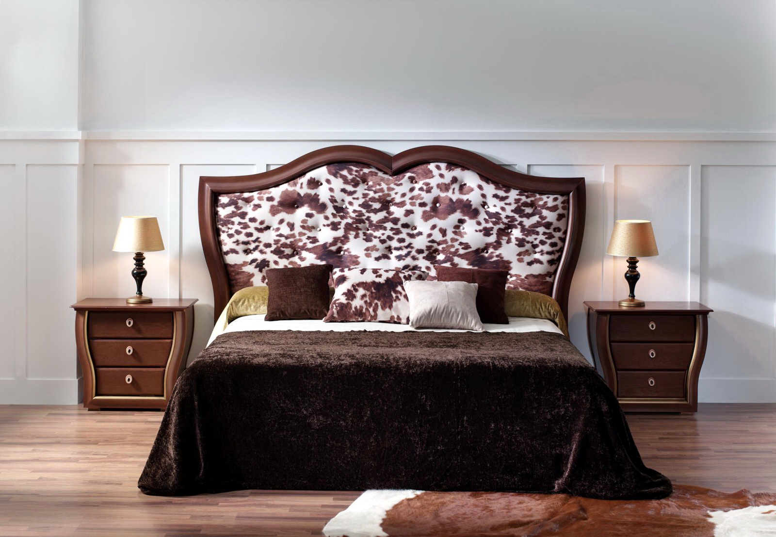 Dormitorio cama tapizada Zache 0026 by Zache Diseño Anzadi Mobiliario en muebles antoñán® León