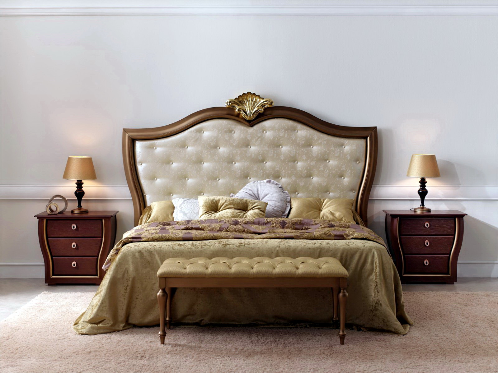 Dormitorio cama tapizada Zache 0058.3 by Zache Diseño Anzadi Mobiliario en muebles antoñán® León