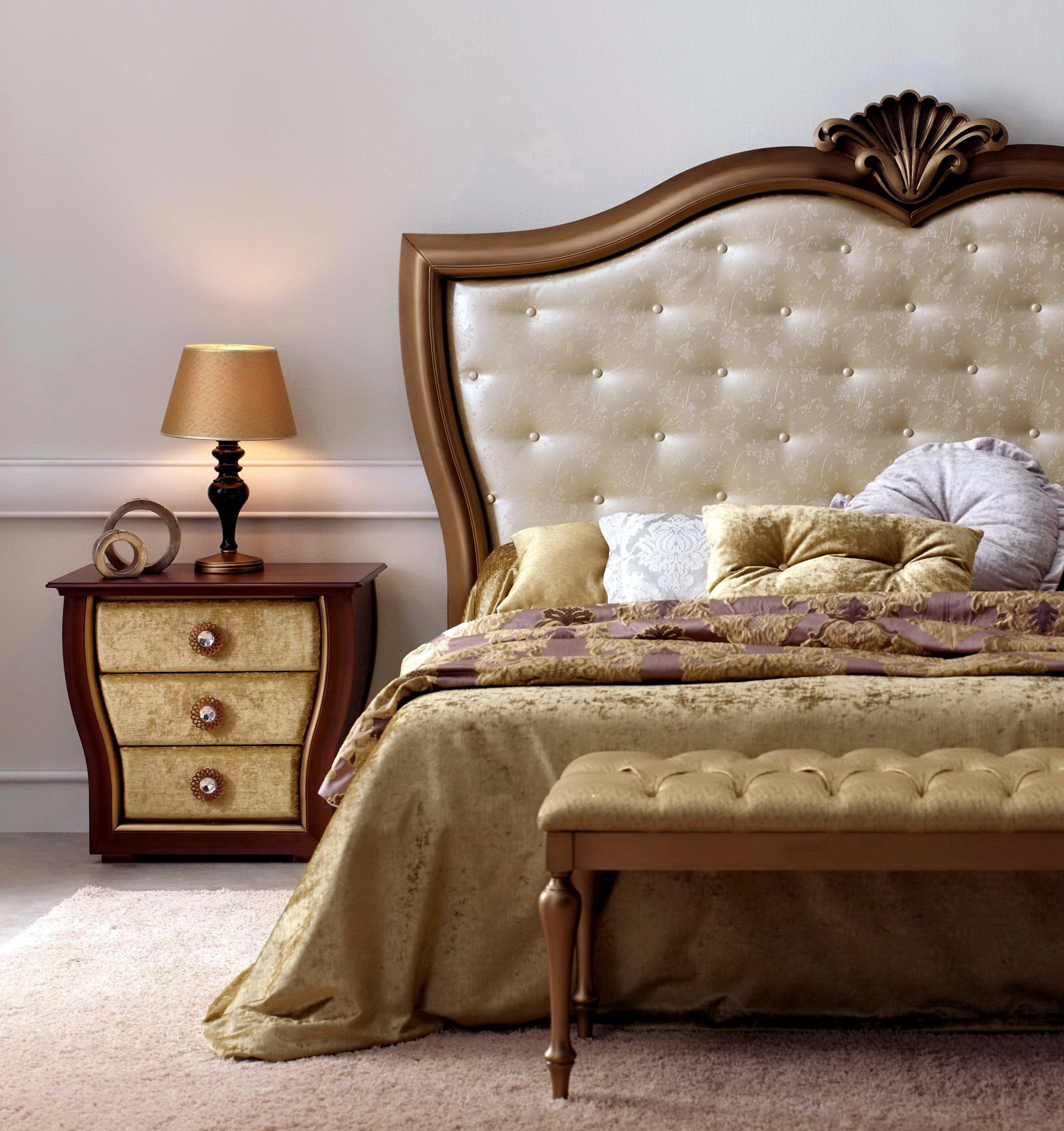 Dormitorio cama tapizada Zache 0059.3 by Zache Diseño Anzadi Mobiliario en muebles antoñán® León
