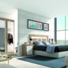 Dormitorio moderno melamina Gama Económica modelo JORDAN J268CS by Azor en muebles antoñán® León