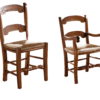 Silla y sillon Estilo Colonial en madera maciza 002.1 by Huertas Furniture en muebles antoñán® León