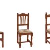 Silla y sillon Estilo Colonial en madera maciza 003.2 by Huertas Furniture en muebles antoñán® León