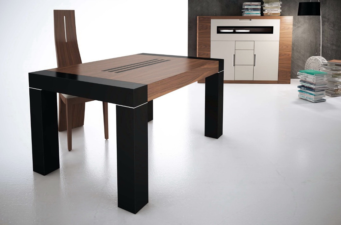 Mesas comedor Estilo Moderno by Artenogal Vento mesa madera 01 venta en Muebles Antoñán León