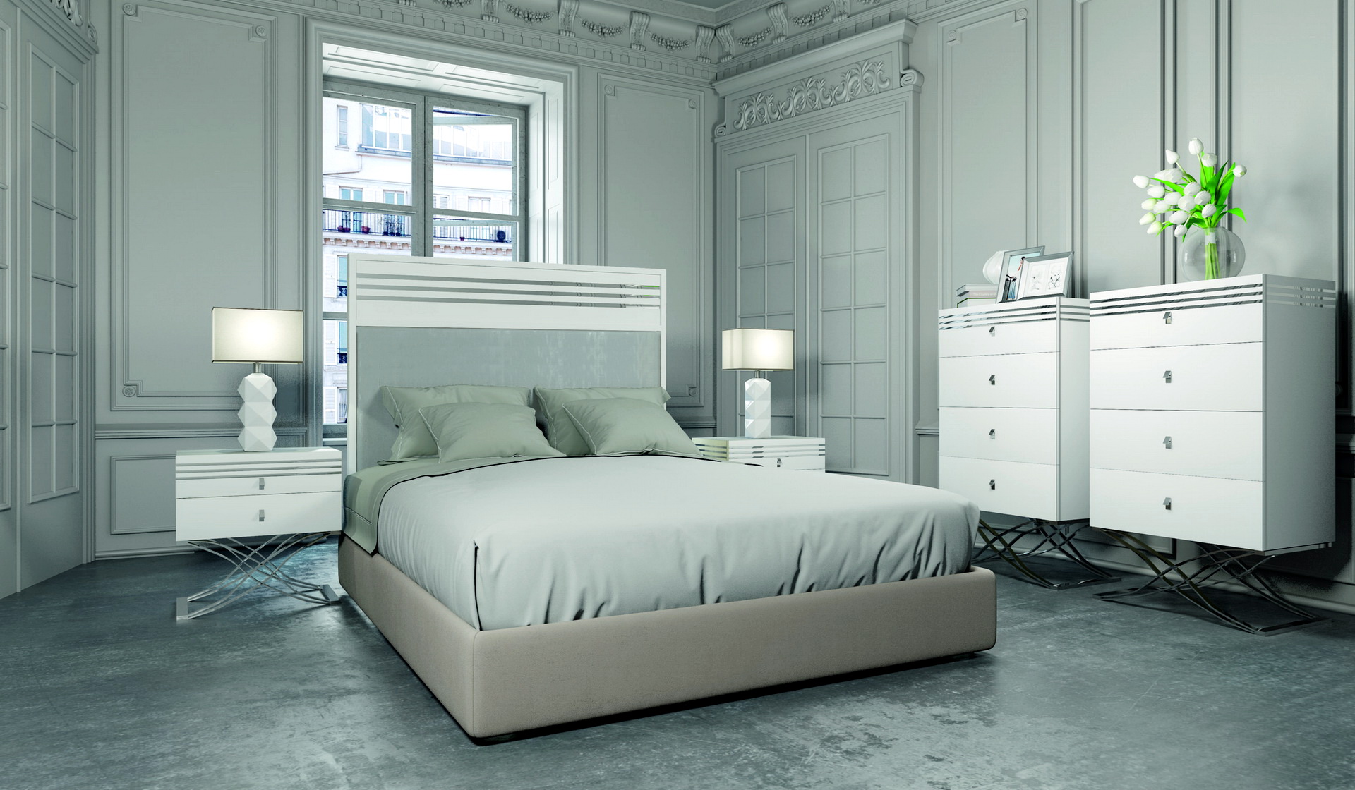 AZZERO dormitorio moderno by Spago AMBIENTE 3 de venta en muebles antoñán® León
