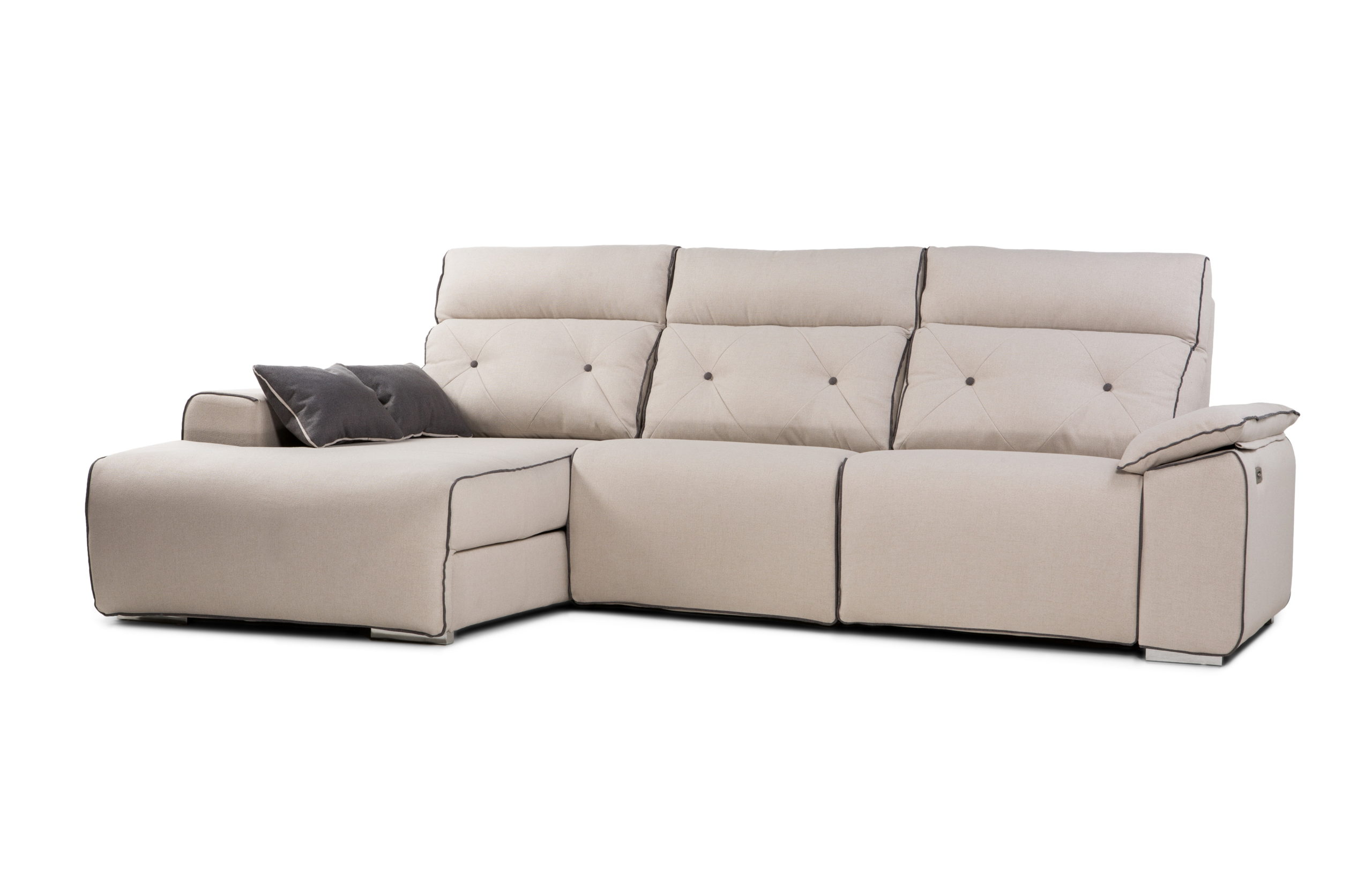 NATIVA sofá modular asientos relax o fijos by Reyes Ordoñez SOFÁ CHAISE-LONGUE Nativa sofá 001.2 de venta en Muebles ANTOÑÁN León