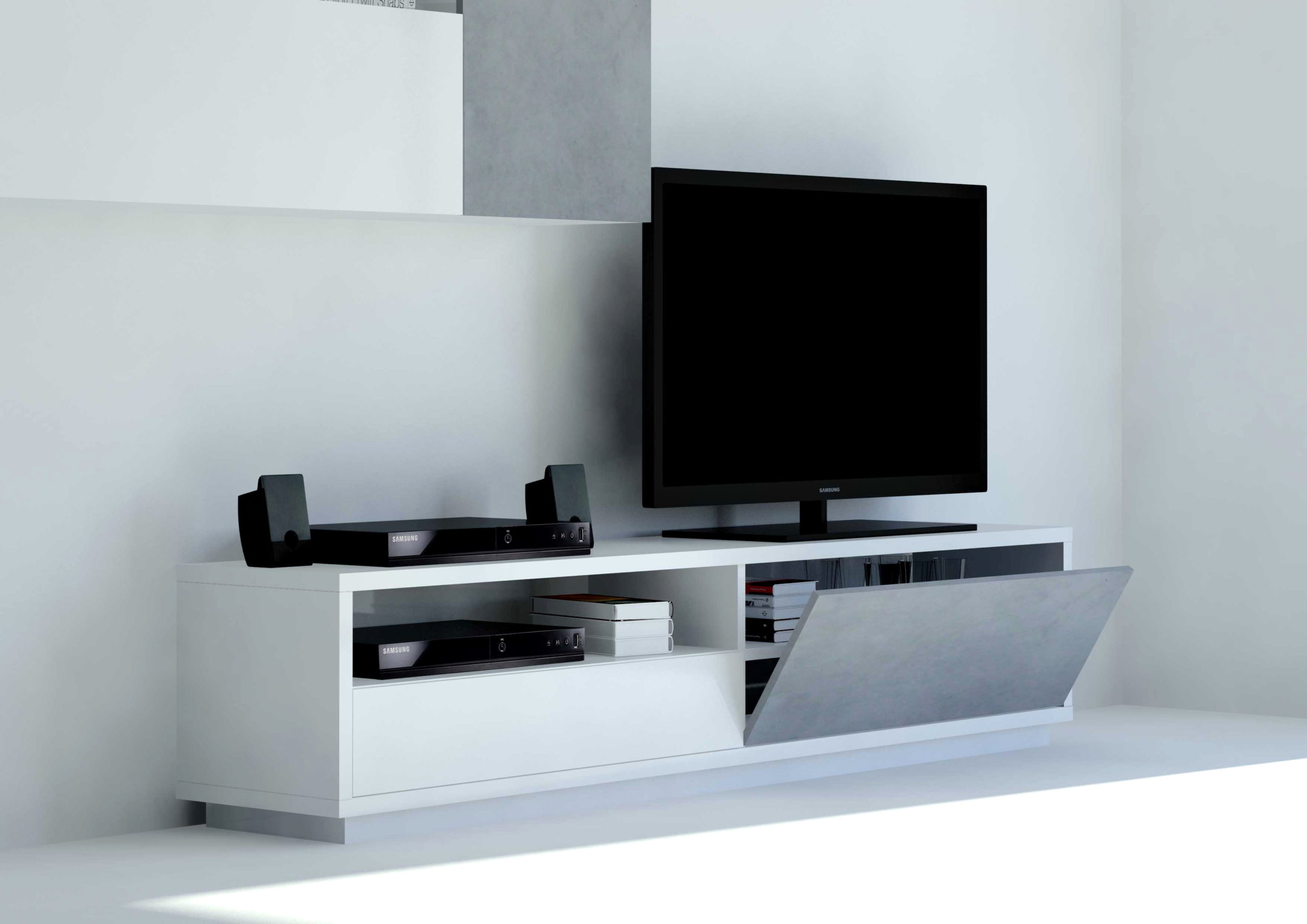 Mueble TV Moderno by Cubimobax ILUSION HOME PLUS 09.5 de venta en MUEBLES ANTOÑÁN