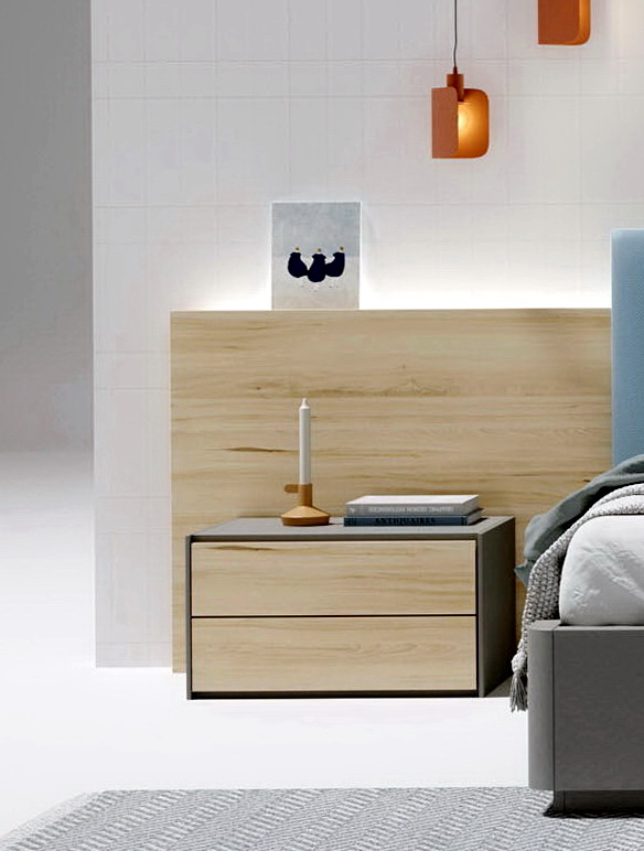 Mesita dormitorio moderno by Lagrama LifeBox&AddLiving 10C2.1 de venta en Muebles ANTOÑÁN León