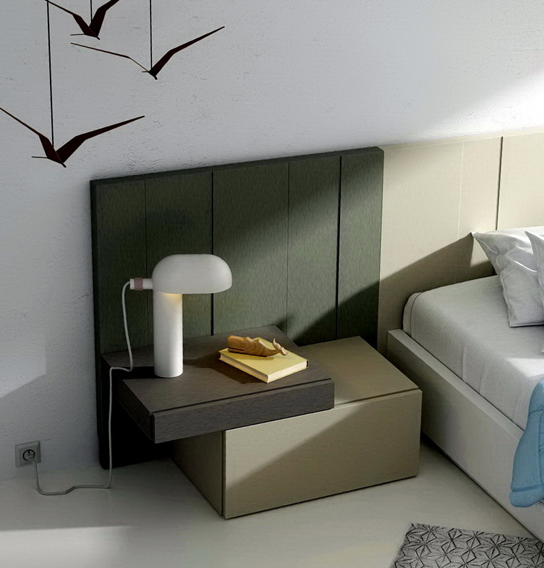 Mesita dormitorio moderno by Lagrama LifeBox&AddLiving C131015.1 de venta en Muebles ANTOÑÁN León