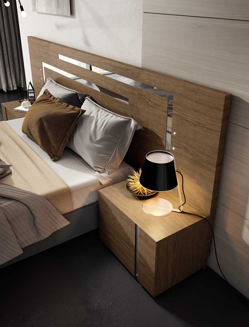ILUSION NIGHT dormitorio moderno by BoCubi Mobiliario cabezal-de-madera venta en MUEBLES ANTOÑÁN León