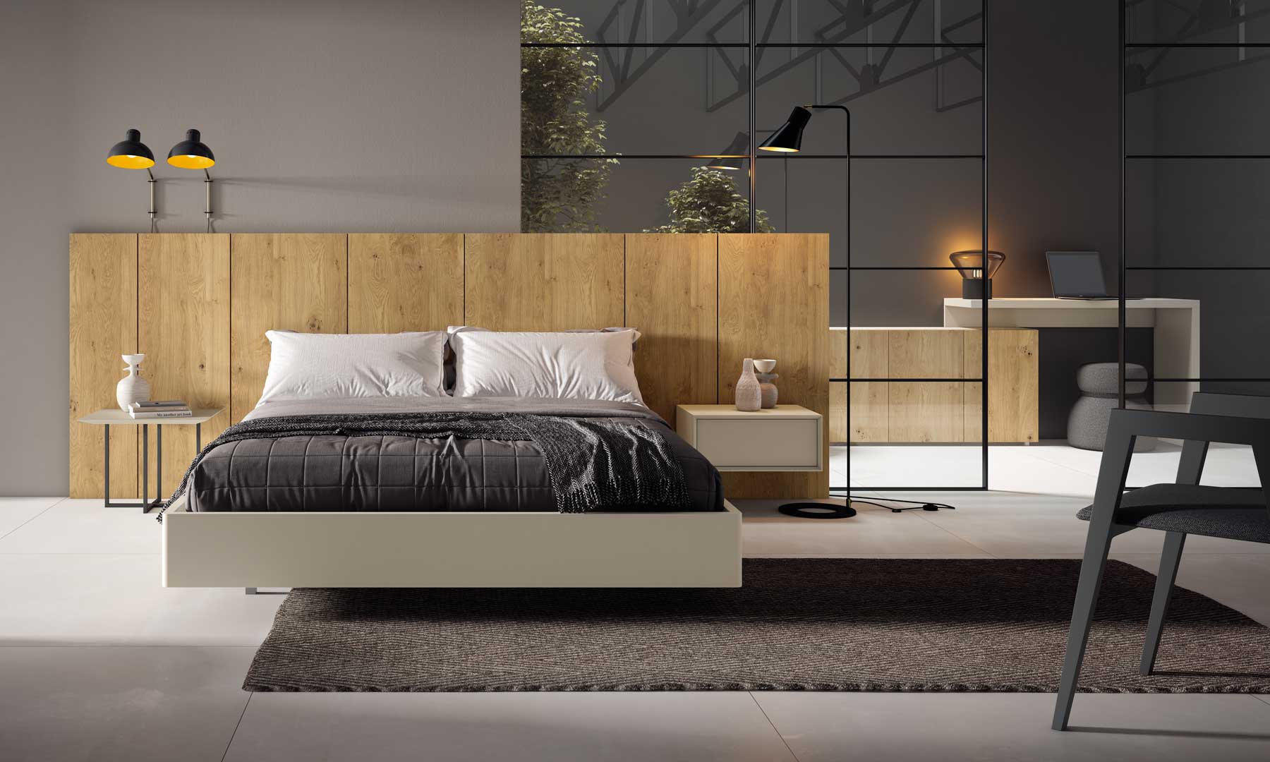 ILUSION NIGHT dormitorio moderno by BoCubi Mobiliario dormitorio-de-madera-natural venta en MUEBLES ANTOÑÁN León