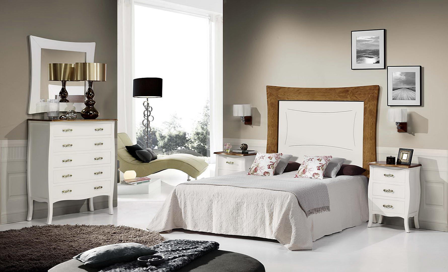 Dormitorio Low Cost Alcazar by RGM composicion 002 en muebles antoñán® León